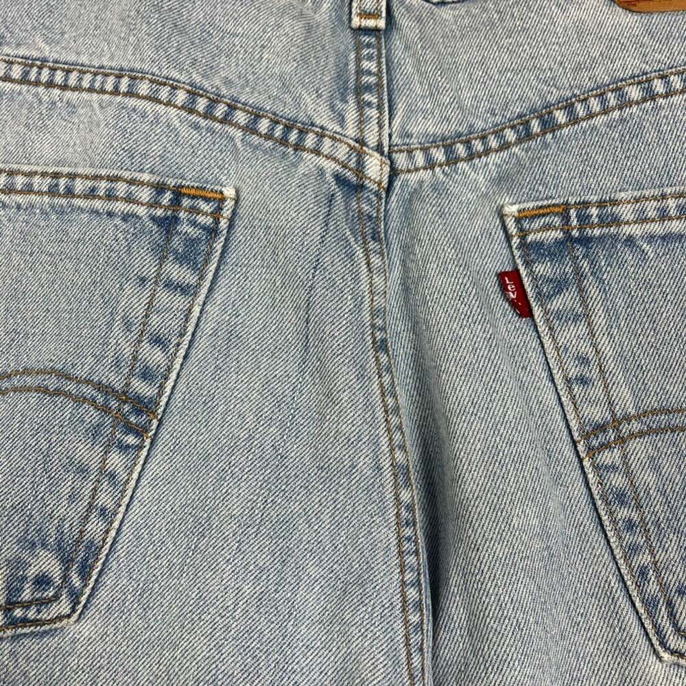 Vtg Classic Levi's 550 Relaxed Fit Unisex Jeans W38 L36 Tapered Leg Light Wash - Picture 5 of 12